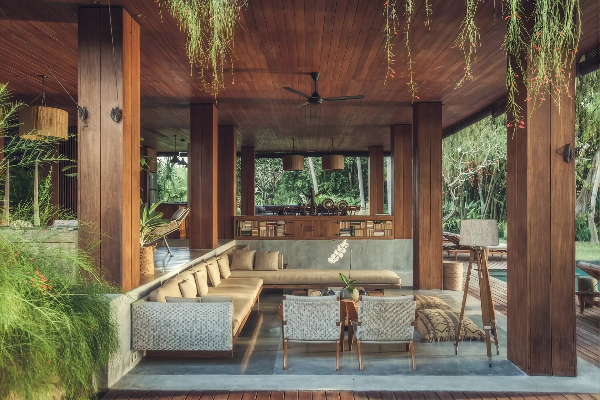 Villa and pool